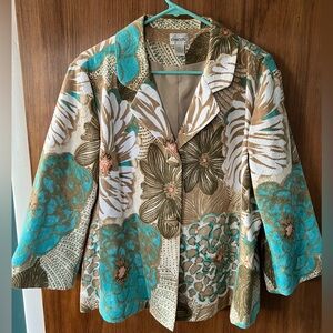 Chico’s printed blazer
